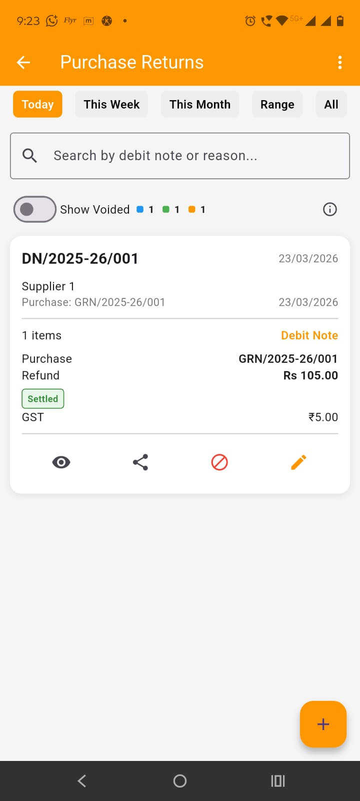 Sales Returns and Correction Controls – Scene 1 scene image